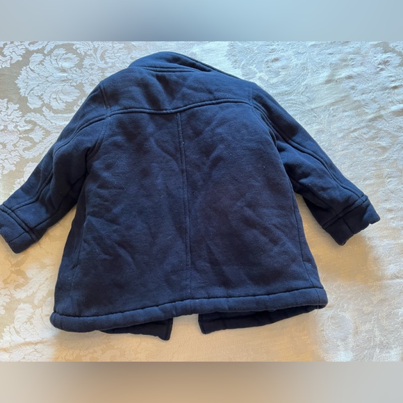 Calvin Klein Jeans Baby Boy Navy Blue Jacket Pea Coat - Picture 2 of 6